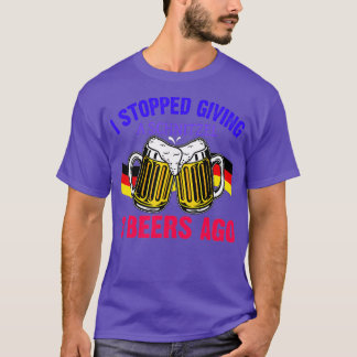 Ich hörte auf, einem Schnitzel 3 Biere vor Oktober T-Shirt
