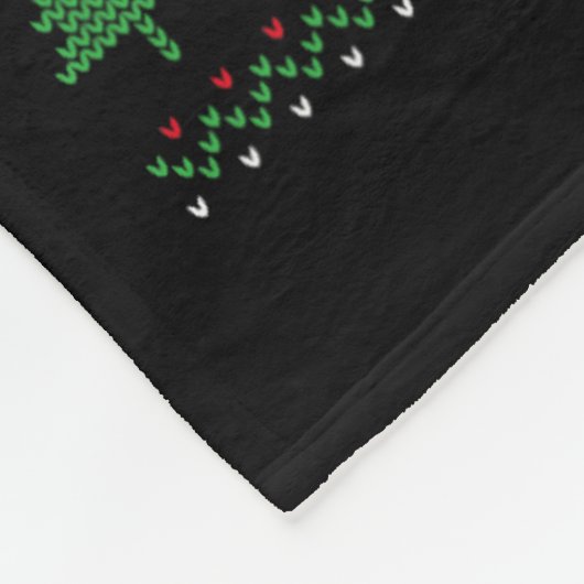 Ich hörte auf zu kochen, um hier Weihnachten lusti Fleecedecke (Ecke)