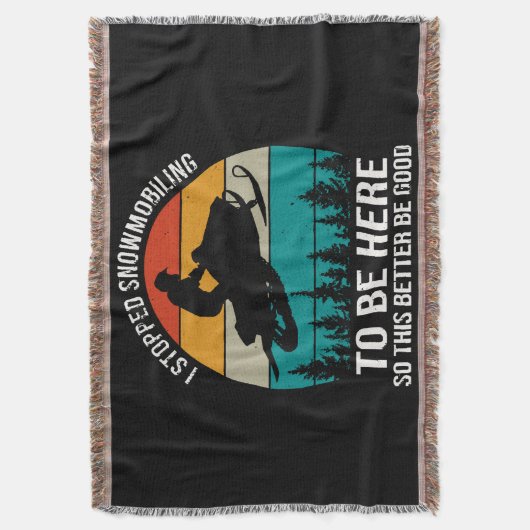 Ich hörte auf zu schneemobeln, um hier zu sein decke (Vorderseite Vertikal)