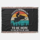 Ich hörte auf zu schneemobeln, um hier zu sein decke (Vorderseite)