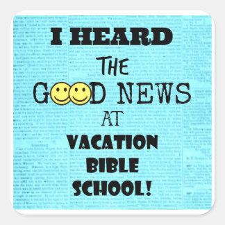 Ich hörte den Aufkleber "Gute Nachrichten"