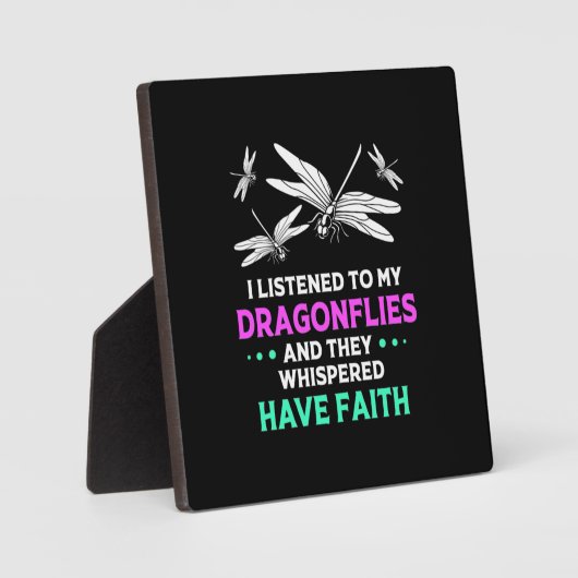 Ich hörte meinen Libellen zu. Fotoplatte (Vorderseite)