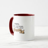 Ich hörte nicht zu, dass ich über Mudlarking nachd Tasse (Vorderseite Links)