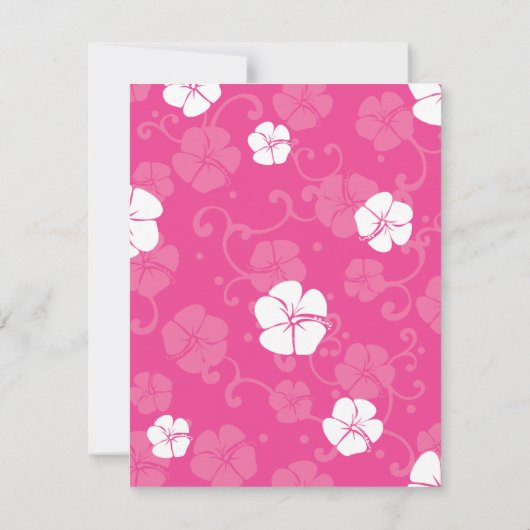 Ich Hula-Liebe Sie Ukulele! Einladung (Rückseite)