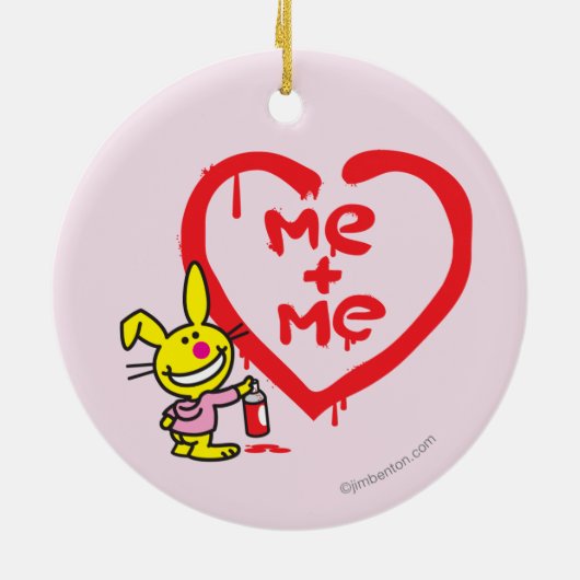 Ich + Ich Keramikornament (Hinten)