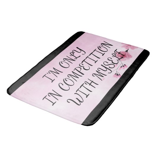 Ich, ich selbst und ich badematte (Schrägansicht)