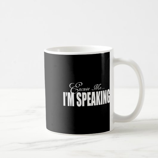 Ich... Ich spreche von Harris Pence Kaffeetasse (Rechts)