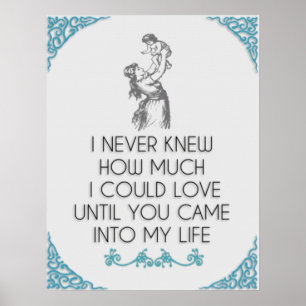 ICH ich wusste nie, wie viel ich ❤️ Mutter u.  Poster