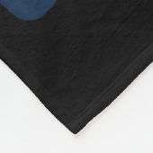 Ich identifiziere mich als Camper Lustiger Bigfoot Fleecedecke (Ecke)