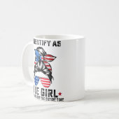 Ich identifiziere mich als das Mädchen, das das ga Kaffeetasse (Vorderseite Links)