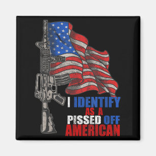 Ich identifiziere mich als ein Ed Off American We Magnet
