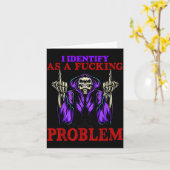 Ich identifiziere mich als ein Foring-Problem  Karte (Gelbe Blume)