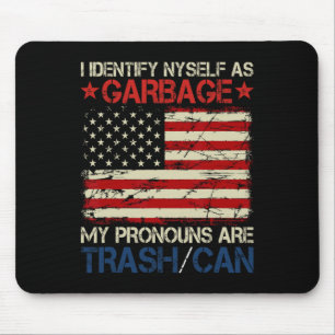 Ich identifiziere mich als Garagen-Anhänger für Tr Mousepad