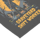 Ich identifiziere mich als Graveyard Shift Worker  Kurzer Tischläufer (Ecke)