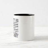 Ich identifiziere mich als nicht-Bidenar - Anti-Bi Zweifarbige Tasse (Mittel)
