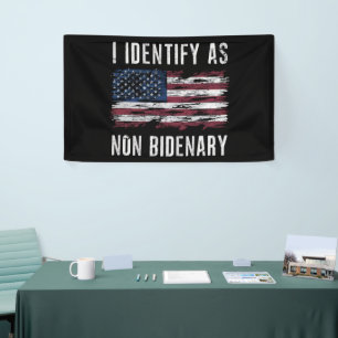 Ich identifiziere mich als nicht-bidenianischer pa banner