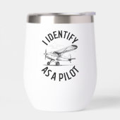 "Ich identifiziere mich als Pilot" Zitat, Spaß, lu (Links)