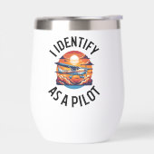 "Ich identifiziere mich als Pilot" Zitat, Spaß, lu (Links)