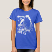 Ich identifiziere mich als Pinguin, weil Pinguine T-Shirt (Vorderseite)