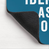 Ich identifiziere mich als Problem Lustiger sarkas Mousepad (Ecke)