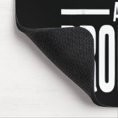 Ich identifiziere mich als Problem Lustiger sarkas Mousepad (Ecke)