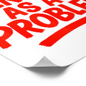 Ich identifiziere mich als Problem Lustiger sarkas Poster (Ecke)
