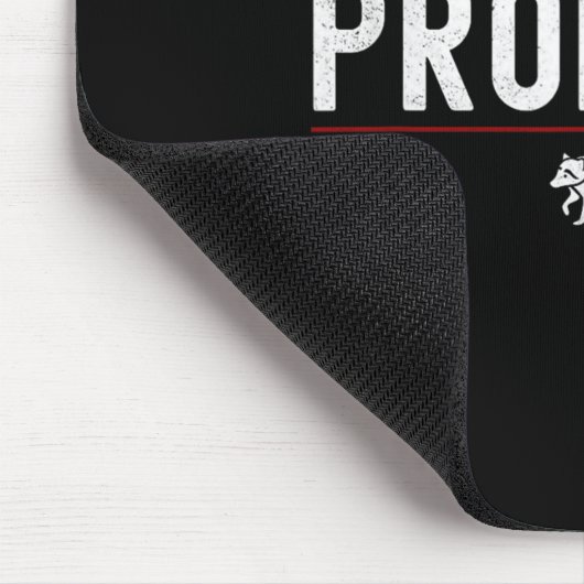 Ich identifiziere mich als Problem - Sarkastischer Mousepad (Ecke)