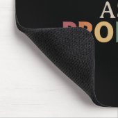 Ich identifiziere mich als Problem - unheimlich lu Mousepad (Ecke)
