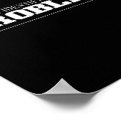 Ich identifiziere mich als Problem - unheimlich lu Poster (Ecke)