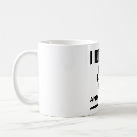 Ich identifiziere mich als Tierfreund, als sichere Kaffeetasse (Links)