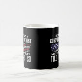 Ich identifiziere mich als Verschwörungstheoretike Kaffeetasse (Mittel)