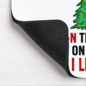 Ich identifiziere mich als Weihnachtsbaum, der auß Mousepad (Ecke)