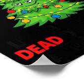 Ich identifiziere mich als Weihnachtsbaum, der auß Poster (Ecke)