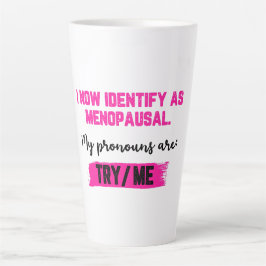 Ich identifiziere mich jetzt als Wechseljahre. Mei Milchtasse