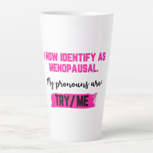 Ich identifiziere mich jetzt als Wechseljahre. Mei Milchtasse