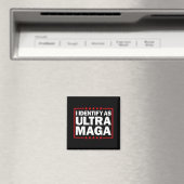 Ich identifiziere mich mit Ultra MAGA Ultra MAGA u Magnet (In Situ (Geschirrspüler))