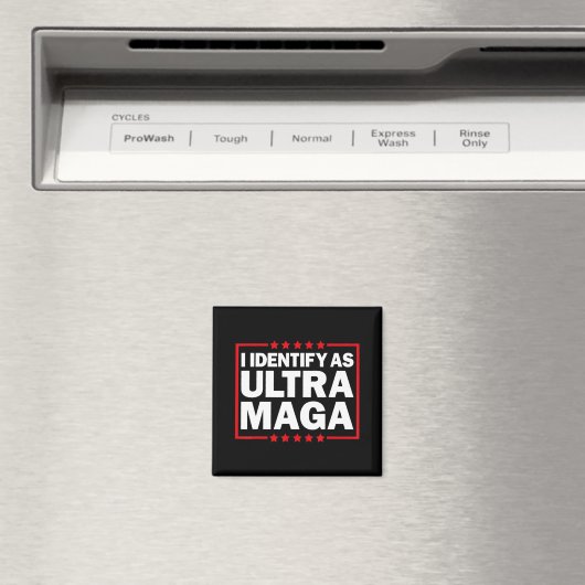 Ich identifiziere mich mit Ultra MAGA Ultra MAGA u Magnet (In Situ (Geschirrspüler))