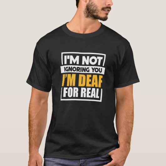 Ich ignoriere dich nicht, ich bin tot oder geheilt T-Shirt (Vorderseite)