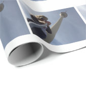 Ich im Berlin Fernsehturm Geschenkpapier (Rolleneckpunkt)