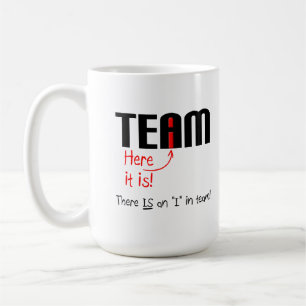 Ich im lustigen Team-Mug Kaffeetasse