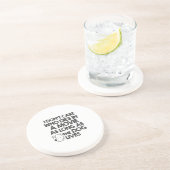 Ich interessiere mich nicht, wem in einem Film Sandstein Untersetzer (Seite)