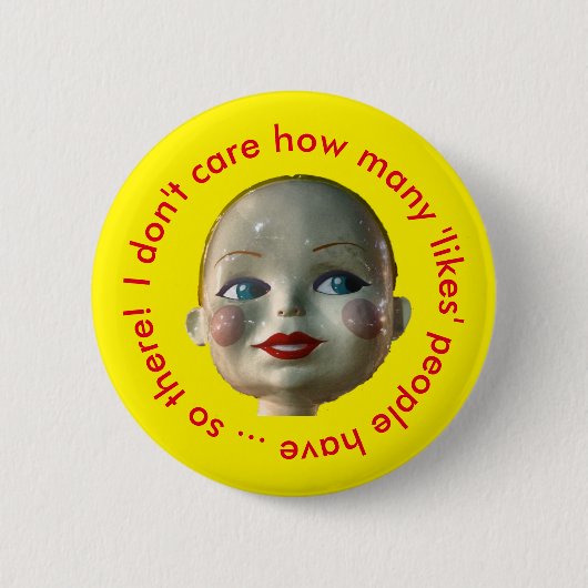 Ich interessiere mich nicht, wieviele Leute haben Button (Vorderseite)