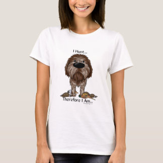 Ich jage deshalb mich bin Drahthaar Griffon T-Shirt