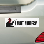 Ich jage Jäger mit Zielaufkleber Autoaufkleber (Auf Auto)