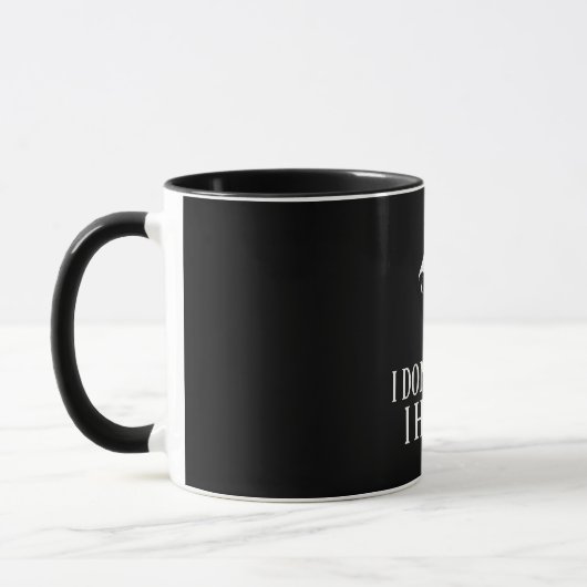 Ich jage nicht. Ich suche. Tasse (Links)