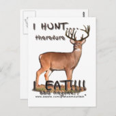 Ich jage...... Postkarte (Vorne/Hinten)