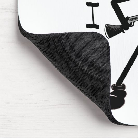 Ich jage Rotwild Mousepad (Ecke)