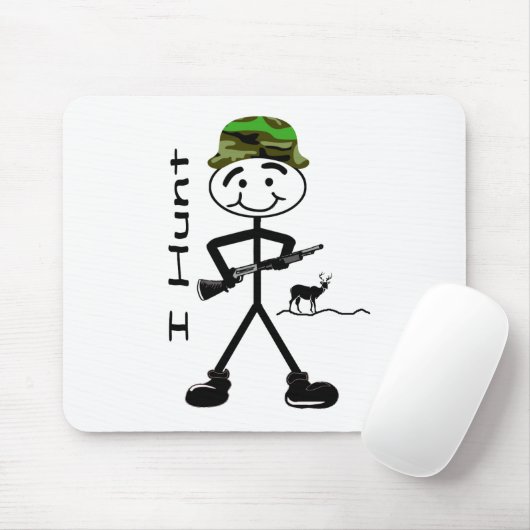 Ich jage Rotwild Mousepad (Mit Mouse)