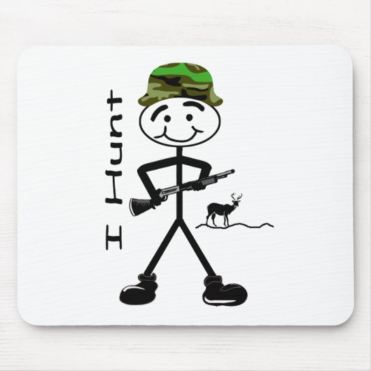 Ich jage Rotwild Mousepad (Vorne)