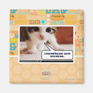 Ich jage schlechte Fahnen Magnet